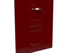 Front pentru masina de spalat vase 60cm MDF tulip rosu